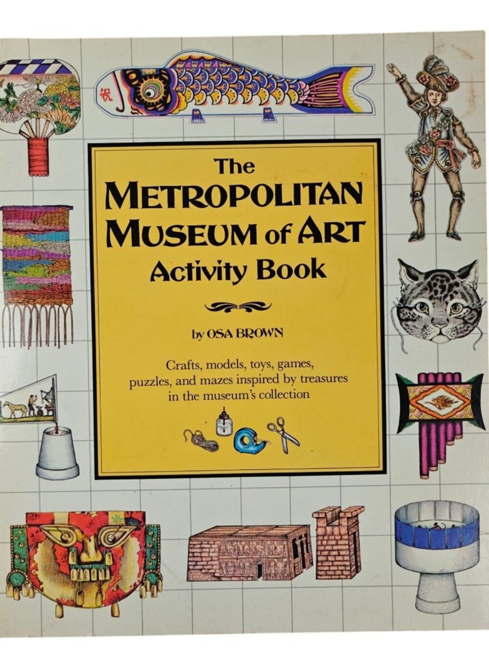 The Metropolitan Museum Of Art Activity Book Osa Brown 1983 Paperback Pre-Owned